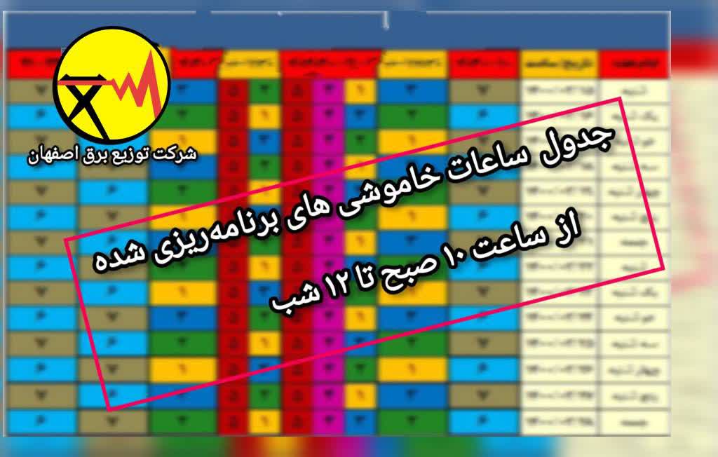 تغییر ساعات خاموشی های برنامه ریزی شده به دلیل کاهش ذخایر آبی و محدودیت تولید برق